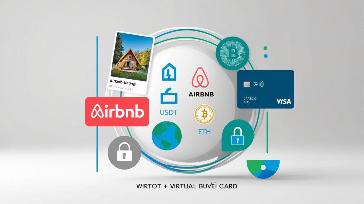 Book Airbnb with Crypto Using Buvei Virtual Credit Card