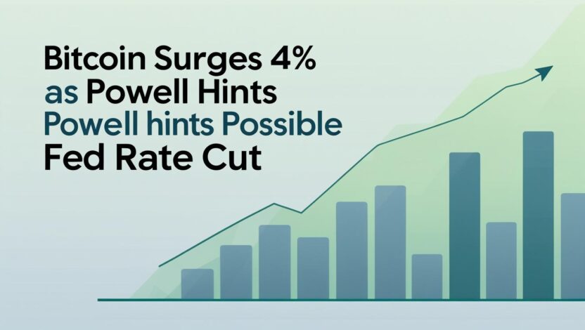 Bitcoin Surges 4% as Powell Hints at Possible Fed Rate Cut - BUVEI ...