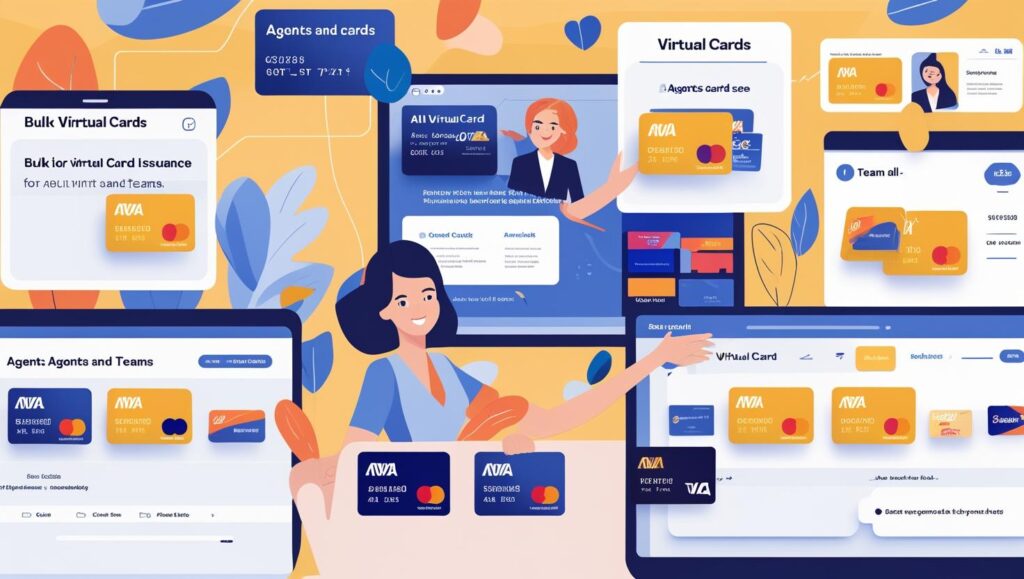 Card Issuing Team Bulk Virtual Card Issuance for Agents and Teams