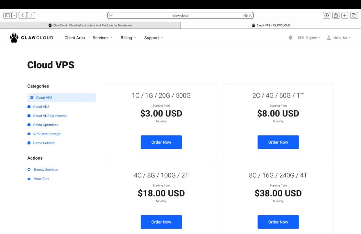 How to Pay for ClawCloud Services with a Virtual Card