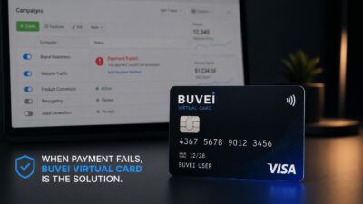 Google Ads payment failed virtual card solution