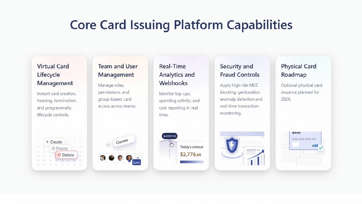 Virtual Card Issuing API and Multi-BIN Infrastructure