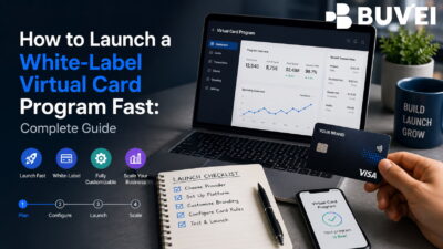 White-label virtual card program launch process