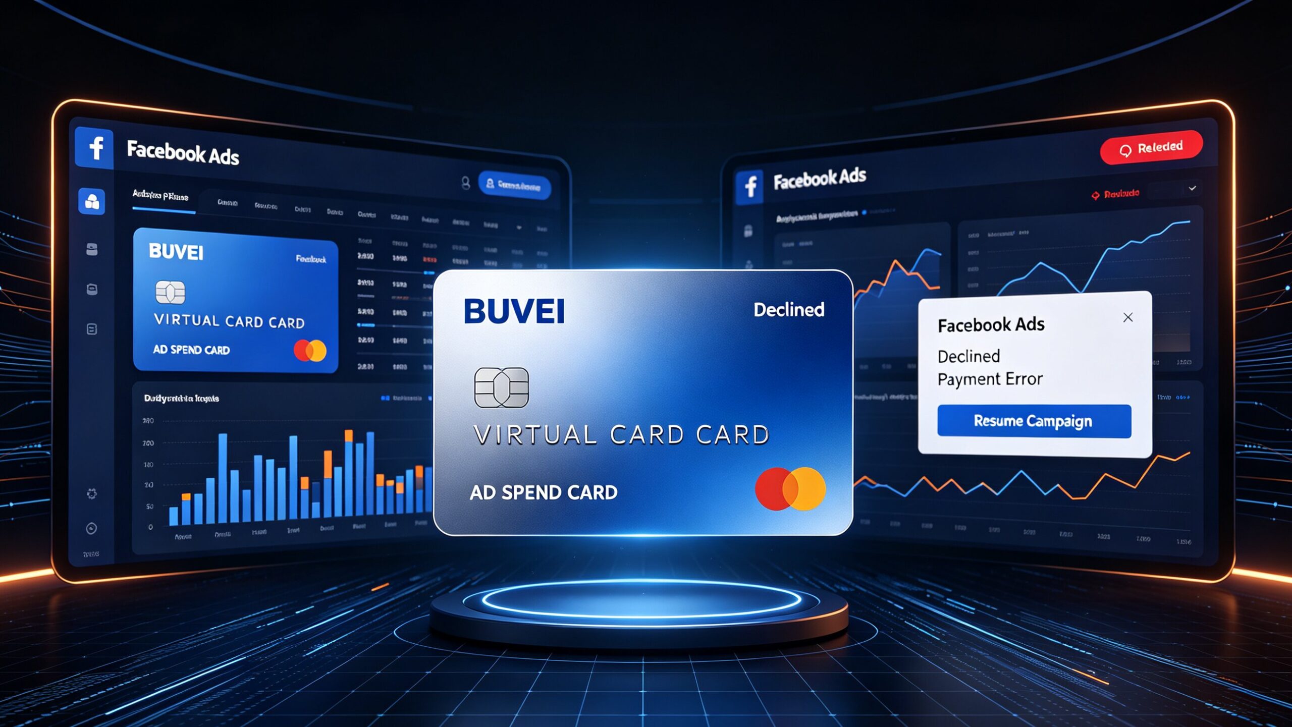 Facebook Ads Payment Failed solution with virtual card