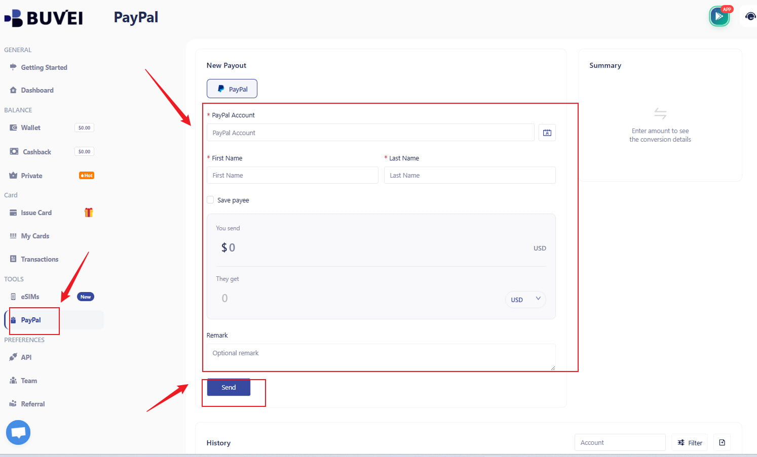 Business payment workflow for resolving PayPal payment failed issues
