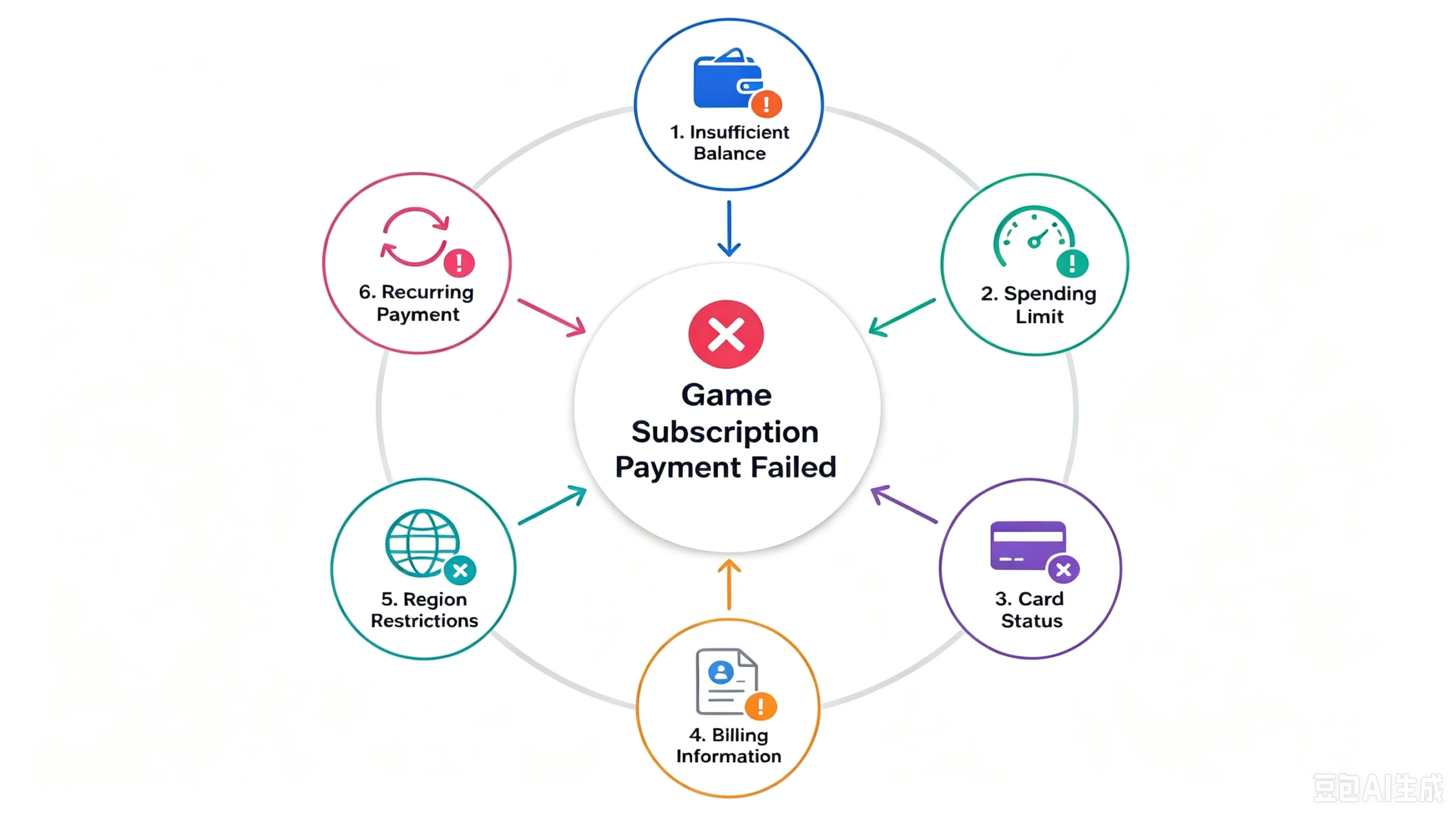 game subscription payment failed