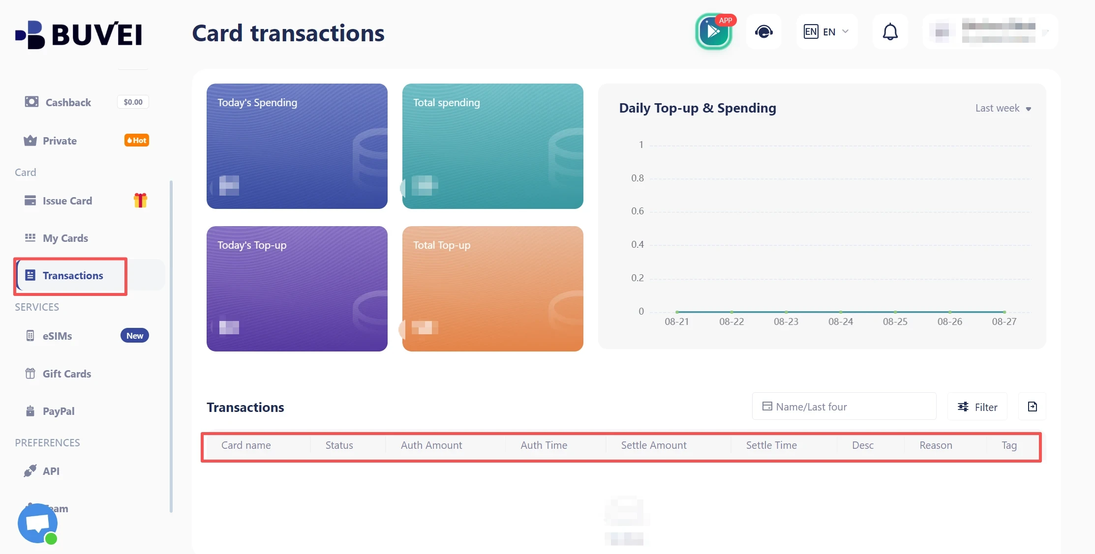 Monitor Webflow subscription transactions with a virtual card