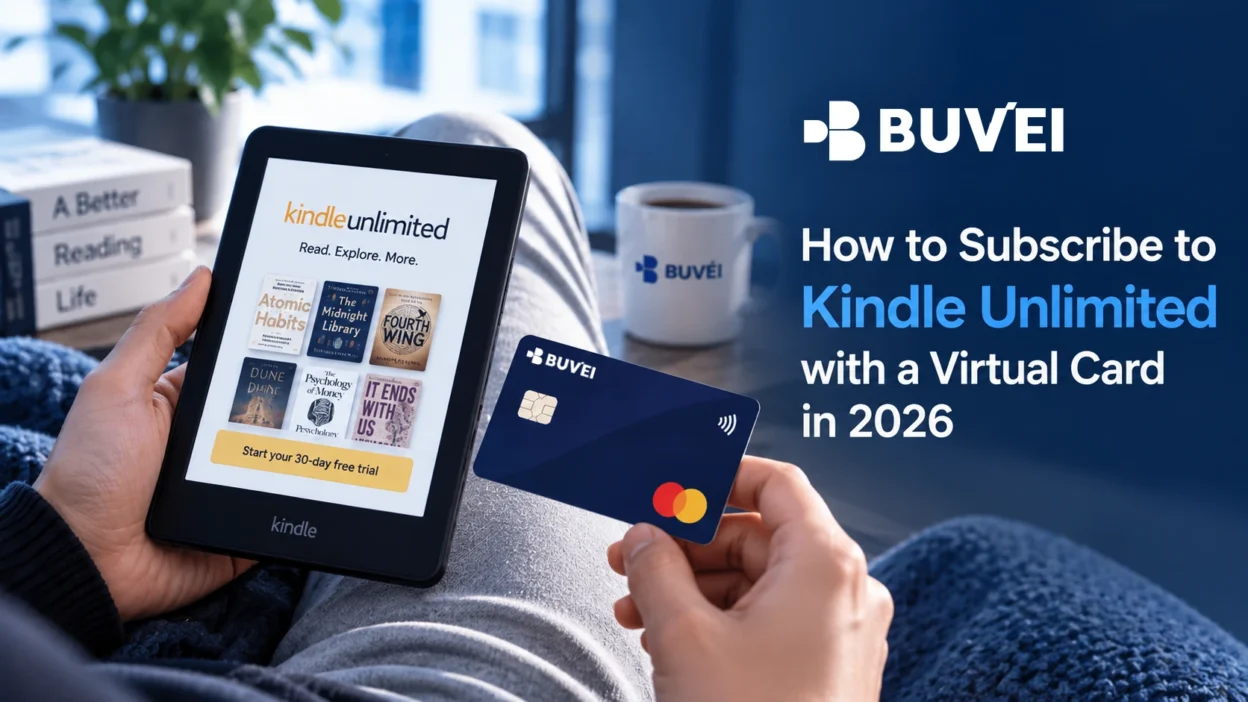 Kindle Unlimited virtual card