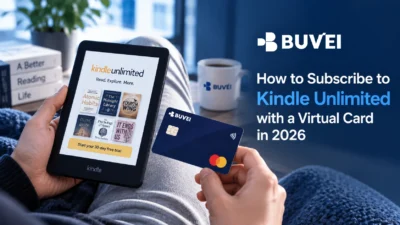 Kindle Unlimited virtual card