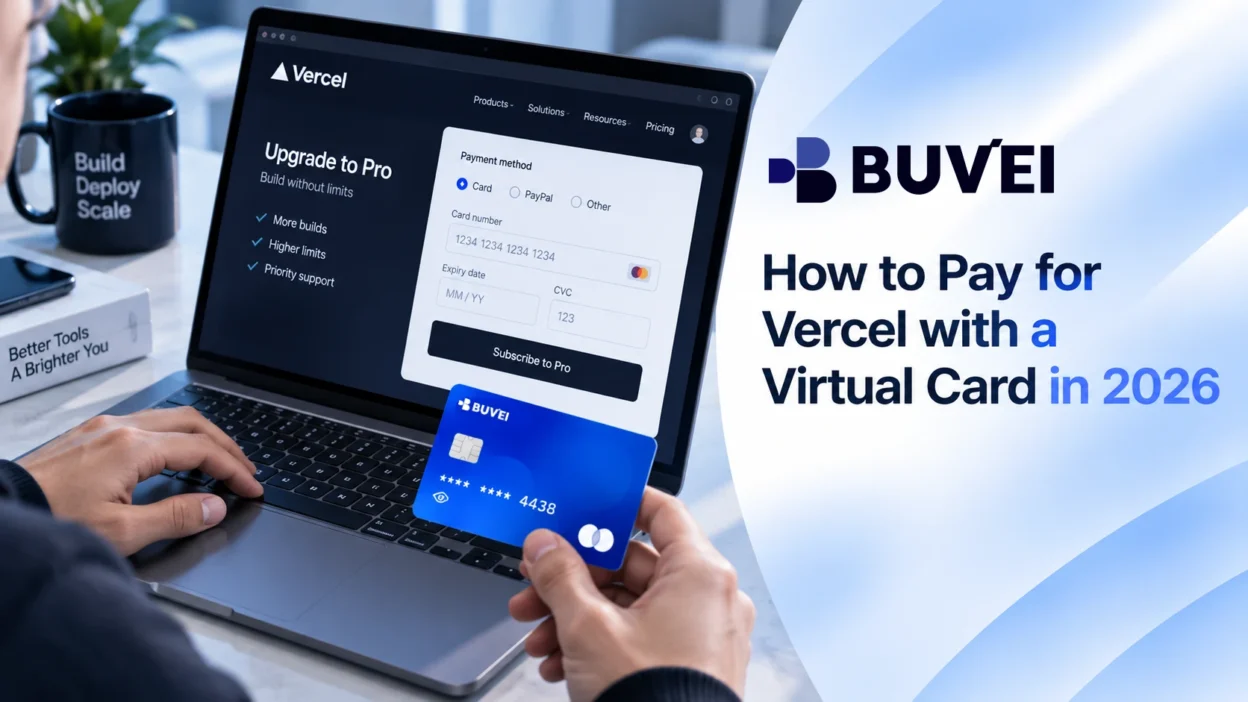 Vercel virtual card payment