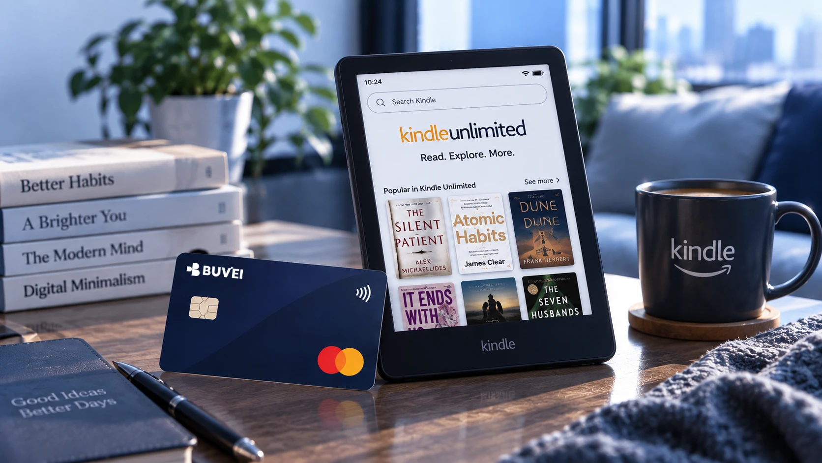 Kindle Unlimited virtual card