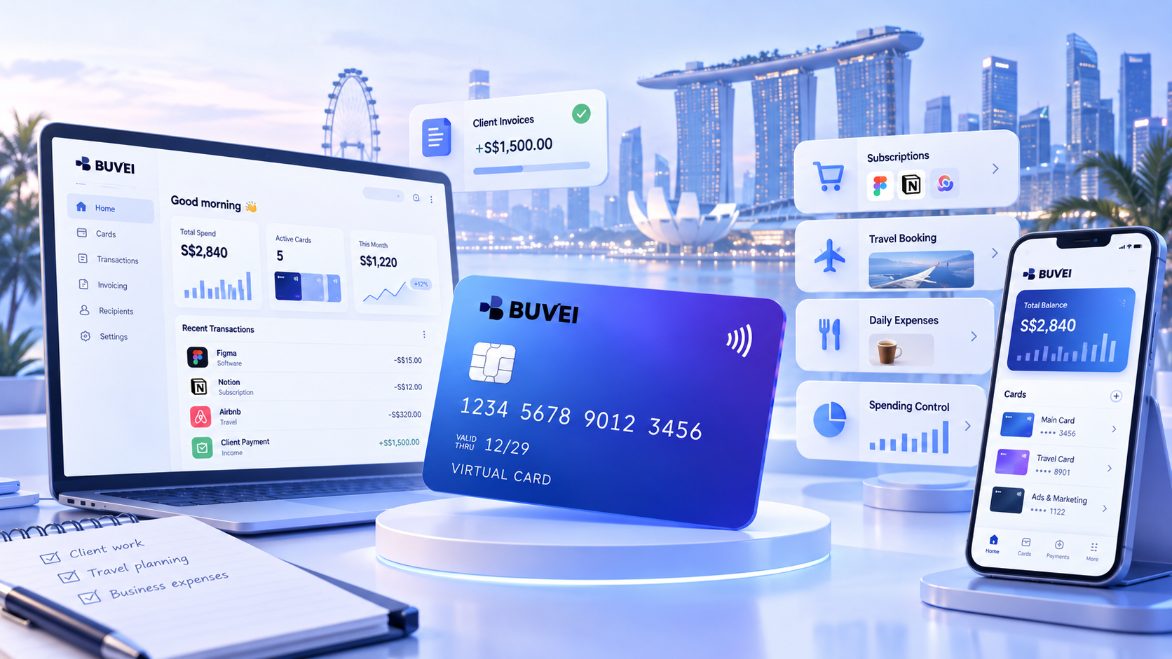 virtual cards for freelancers