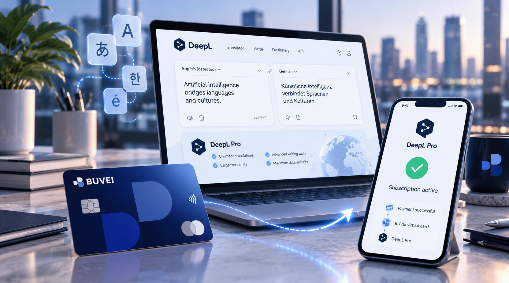 pay for DeepL Pro